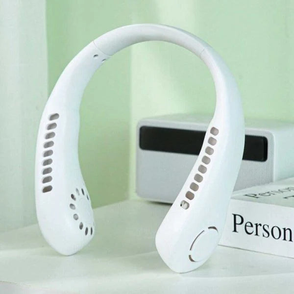 Neck Fan Adjustment Fan Hands-free Hanging Rechargeable Mini Sports Fans 3 Gears Wearable Sport Fan