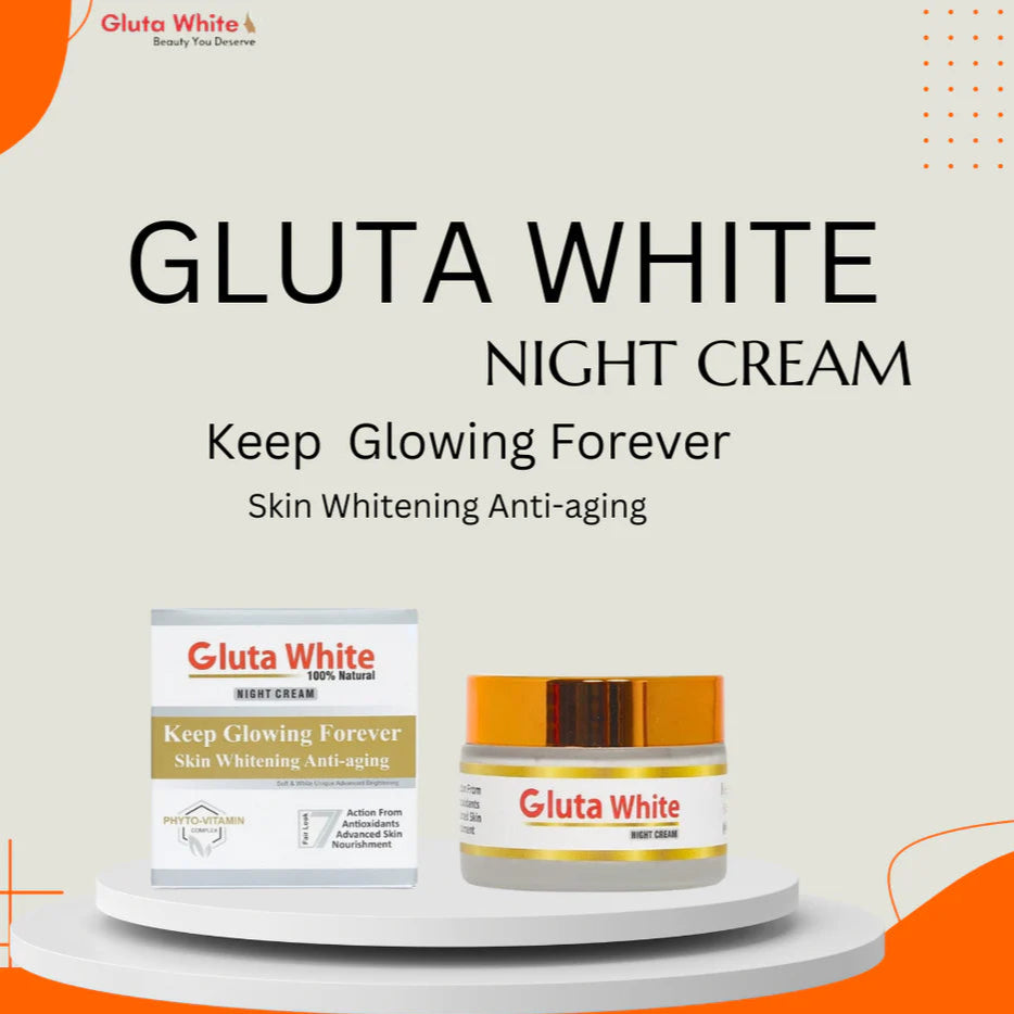 Gluta White Cream For Night Skin Care