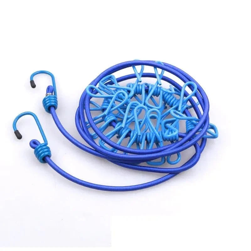 CLOTH LINE ROPE WITH 12 CLIPS